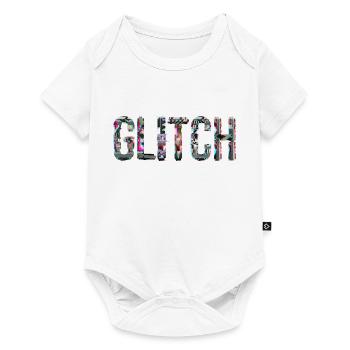 Glitch Ordinateur PC Électronique Gaming Media Art - Body à manches courtes Premium Bébé - blanc - Devant