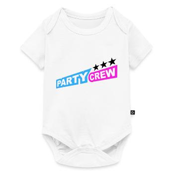 Party Crew Fun Stars Celebrate Team Friends Member - Baby Premium short-sleeve bodysuit - white - Front