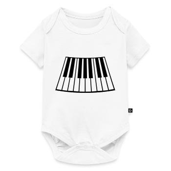 Piano Keys Instrument Playing Classical Music - Baby Premium short-sleeve bodysuit - white - Front