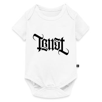 TRUST AMBIGRAM gothic - Baby Premium Kurzarmbody - Weiß - Vorne