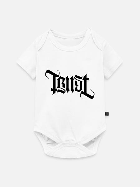 TRUST AMBIGRAM gothic - Baby Premium Kurzarmbody - Weiß