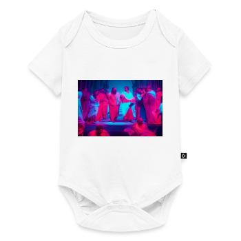 school of athen - Baby Premium Kurzarmbody - Weiß - Vorne