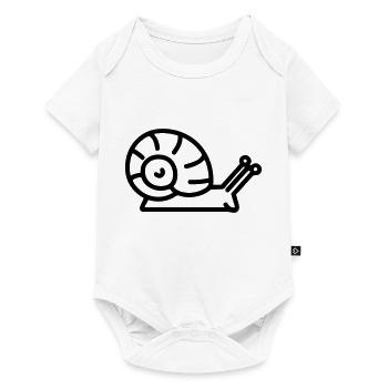 Snail - Baby Premium short-sleeve bodysuit - white - Front