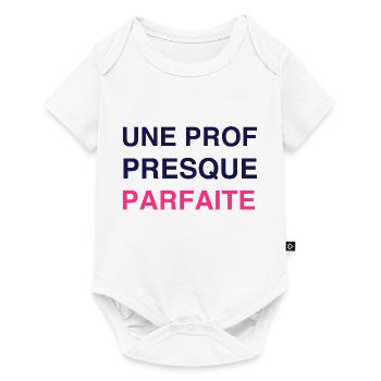 Schule / Lehrer / Lehrer / Lehrer / Lehrer - Baby Premium Kurzarmbody - Weiß - Vorne