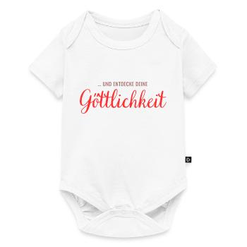 ... and discover your divinity - Baby Premium short-sleeve bodysuit - white - Front