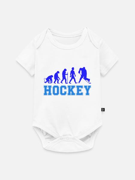 Hockey Evolution - Baby Premium Kurzarmbody - Weiß