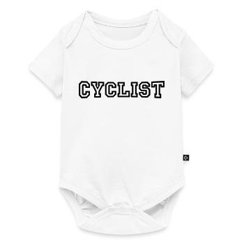 Cyclist - Baby Premium short-sleeve bodysuit - white - Front