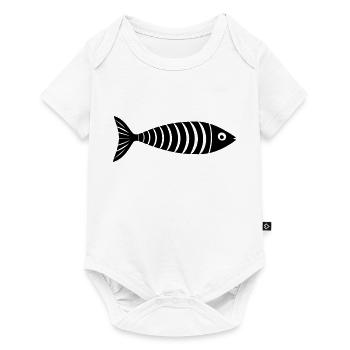 poisson - Body à manches courtes Premium Bébé - blanc - Devant