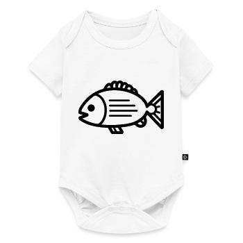 fish - Baby Premium short-sleeve bodysuit - white - Front