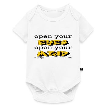 Open you eyes Open your mind - Baby Premium short-sleeve bodysuit - white - Front