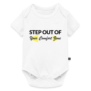Sortez de votre zone de confort - Body à manches courtes Premium Bébé - blanc - Devant