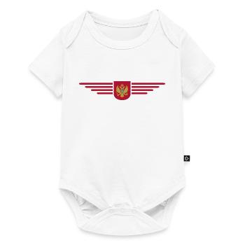 Montenegro Design – Découvrez les Balkans - Body à manches courtes Premium Bébé - blanc - Devant