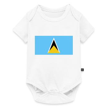 Saint Lucia - Baby Premium short-sleeve bodysuit - white - Front
