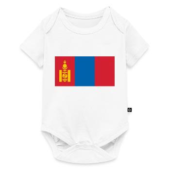 Mongolia - Baby Premium short-sleeve bodysuit - white - Front