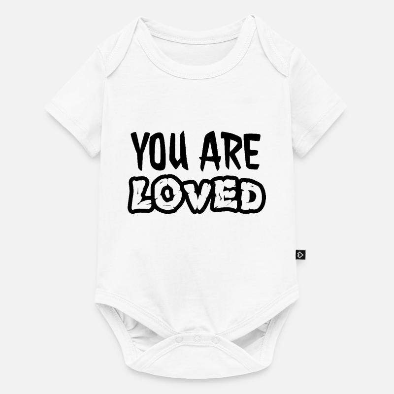 Vous êtes aimé - Body à manches courtes Premium Bébé - blanc