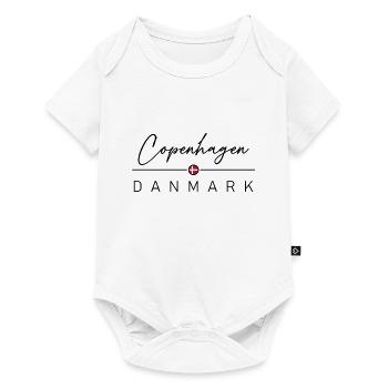 Danemark - Copenhague - Copenhague - Danemark - Body à manches courtes Premium Bébé - blanc - Devant