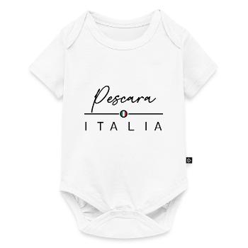 Italia - Pescara - Italien - Italy - Body à manches courtes Premium Bébé - blanc - Devant