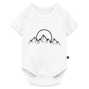 Montagnes Nature - Body à manches courtes Premium Bébé - blanc - Devant