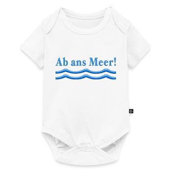Off to the sea - Baby Premium short-sleeve bodysuit - white - Front