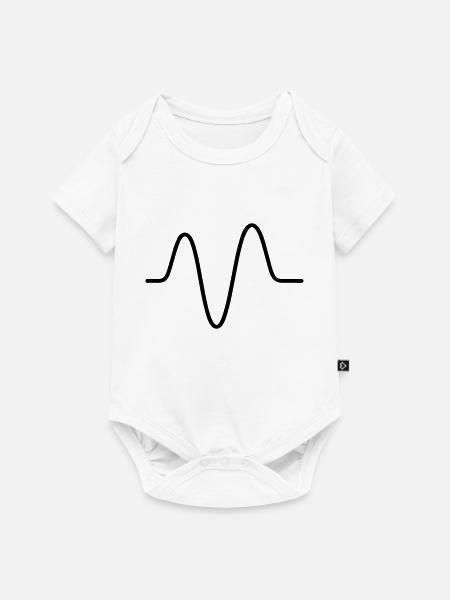 Puls, Herzschlag - Baby Premium Kurzarmbody - Weiß