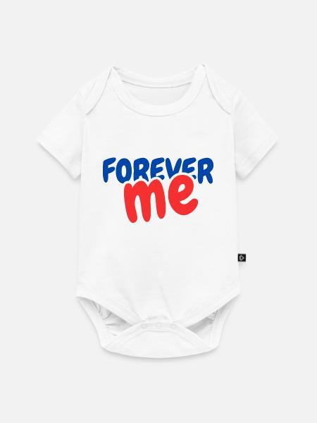 FOREVER me - Baby Premium Kurzarmbody - Weiß