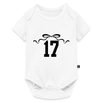 Number 17 Knot - 17th Anniversary - Baby Premium short-sleeve bodysuit - white - Front