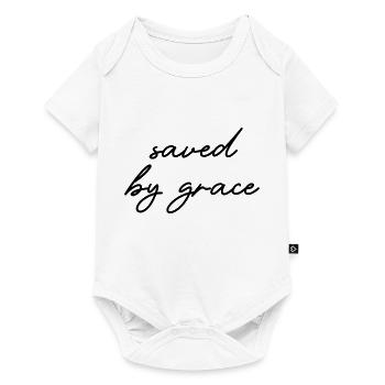 saved by grace - Baby Premium short-sleeve bodysuit - white - Front