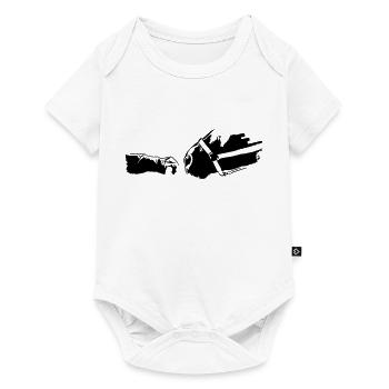 Hand Horse - Baby Premium Kurzarmbody - Weiß - Vorne