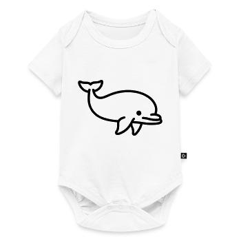 dolphin - Baby Premium short-sleeve bodysuit - white - Front