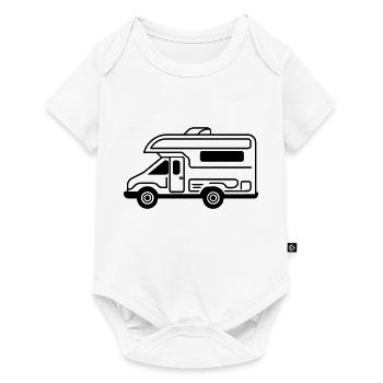 Motorhome - Baby Premium short-sleeve bodysuit - white - Front
