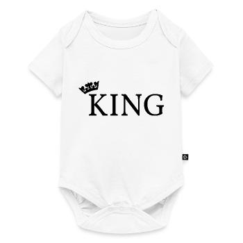 King - Baby Premium short-sleeve bodysuit - white - Front