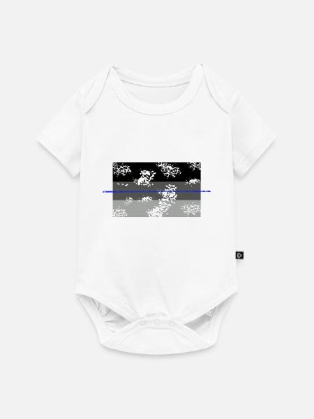 Shadow used blueline - Baby Premium Kurzarmbody - Weiß