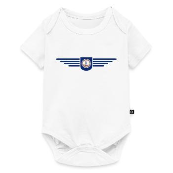 Chemise Virginia Fan – American Spirit - Body à manches courtes Premium Bébé - blanc - Devant