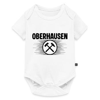 Oberhausen Glueck auf Bergbau - Baby Premium Kurzarmbody - Weiß - Vorne