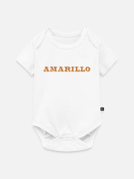 Amarillo Texas - Baby Premium Kurzarmbody - Weiß