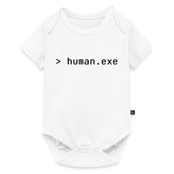 human.exe - Baby Premium short-sleeve bodysuit - white - Front