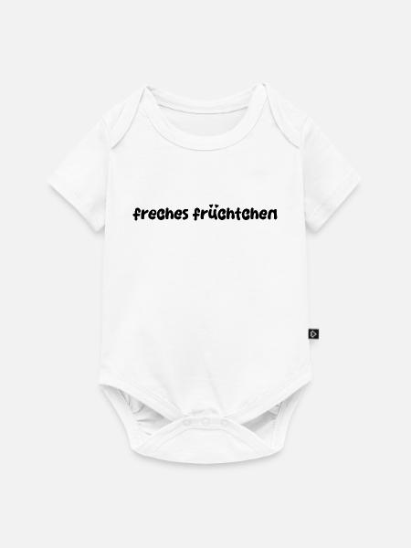 Freches Früchtchen  - Baby Premium Kurzarmbody - Weiß