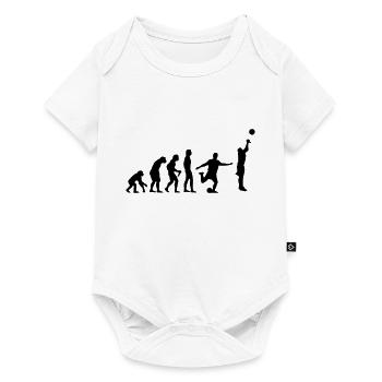 Basket-ball Evolution Basketball Basket - Body à manches courtes Premium Bébé - blanc - Devant
