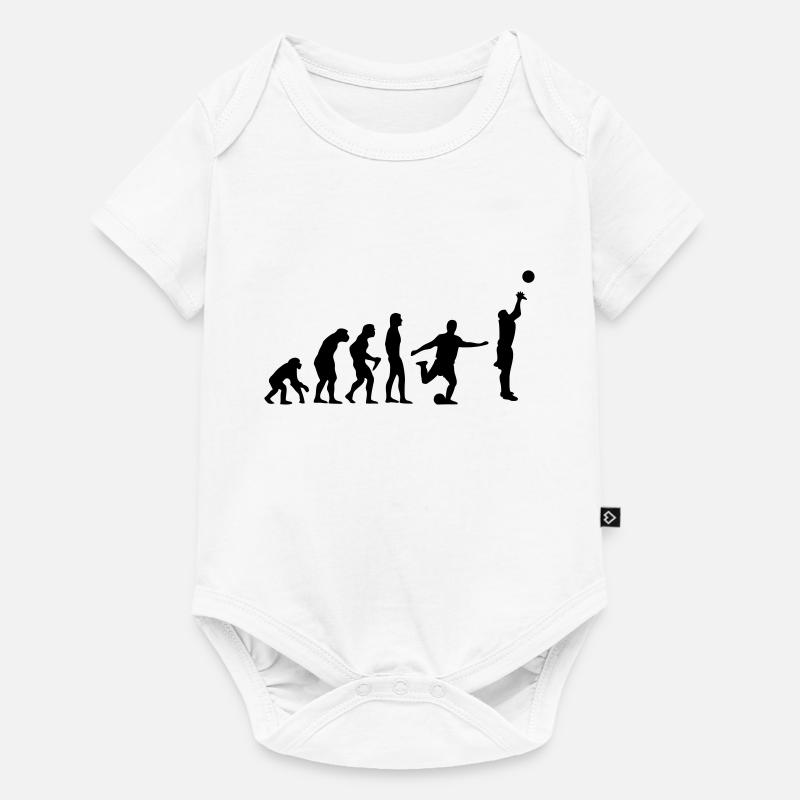 Basket-ball Evolution Basketball Basket - Body à manches courtes Premium Bébé - blanc
