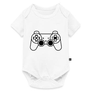 ps - Baby Premium Kurzarmbody - Weiß - Vorne