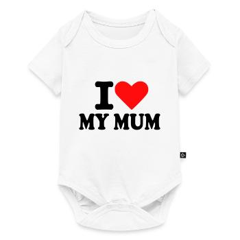 Mum - Baby Premium short-sleeve bodysuit - white - Front