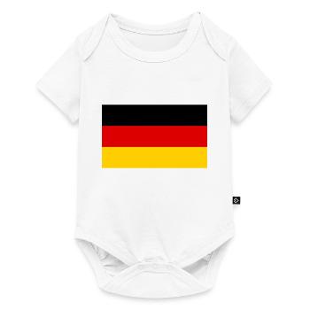 deutschland - Baby Premium short-sleeve bodysuit - white - Front