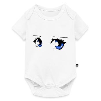 manga eyes - Baby Premium short-sleeve bodysuit - white - Front