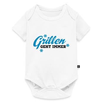 grillen - Baby Premium Kurzarmbody - Weiß - Vorne