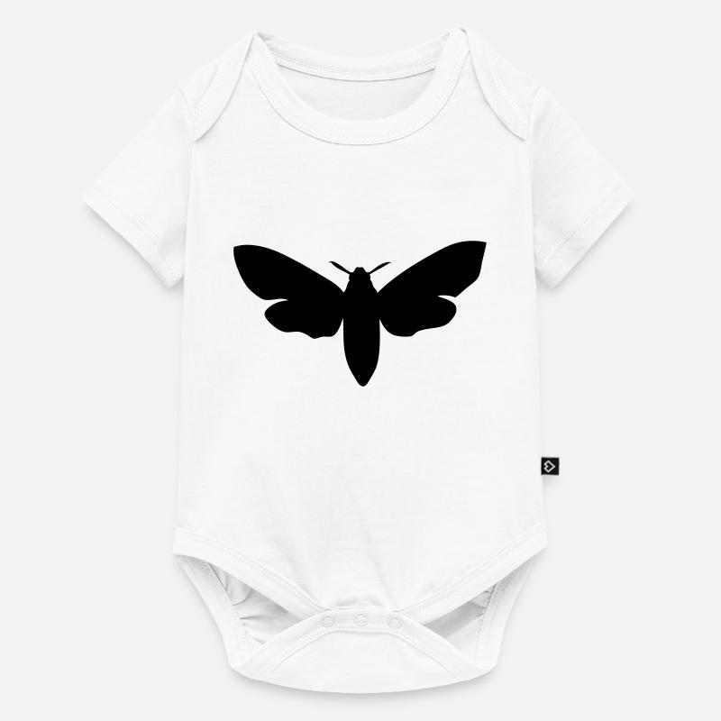 moth - Baby Premium short-sleeve bodysuit - white