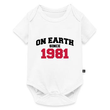 on earth 1981 (fr) - Body à manches courtes Premium Bébé - blanc - Devant