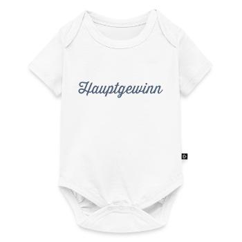 Hauptgewinn - Baby Premium Kurzarmbody - Weiß - Vorne