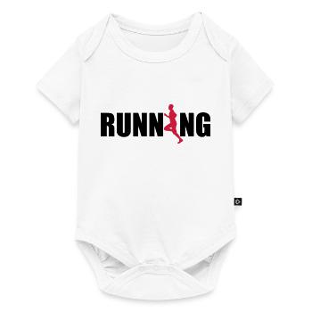 running - Body à manches courtes Premium Bébé - blanc - Devant