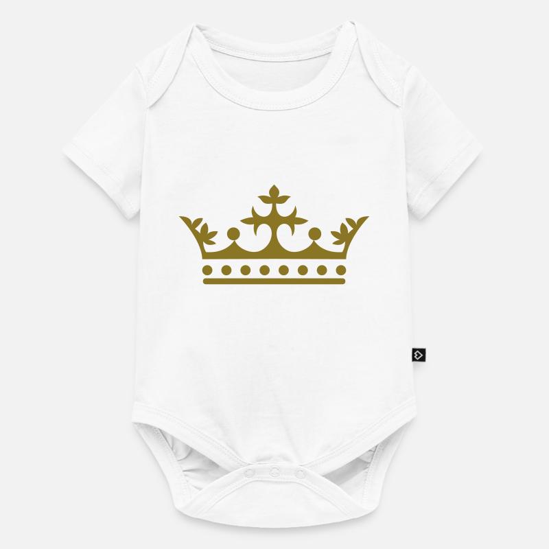 crown 11 plain 2010 10 05 1c - Body à manches courtes Premium Bébé - blanc