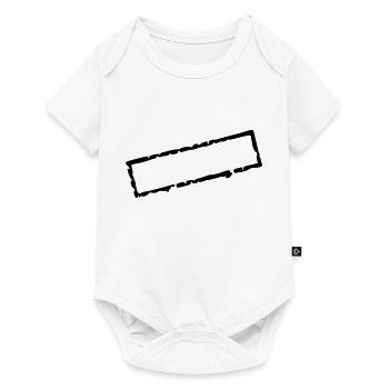 stamp_I_vec_1 de - Baby Premium Kurzarmbody - Weiß - Vorne